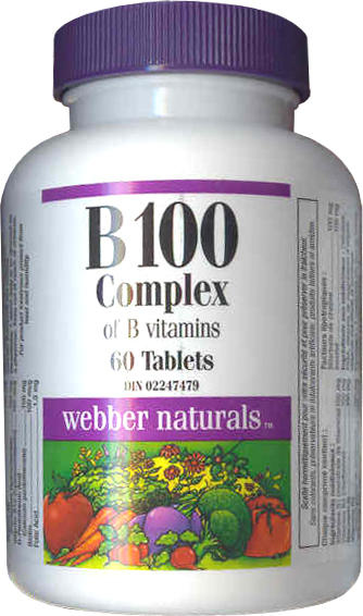 Complete B100 Vitamin B Complex - 60 Tablets - ZIN: 420453