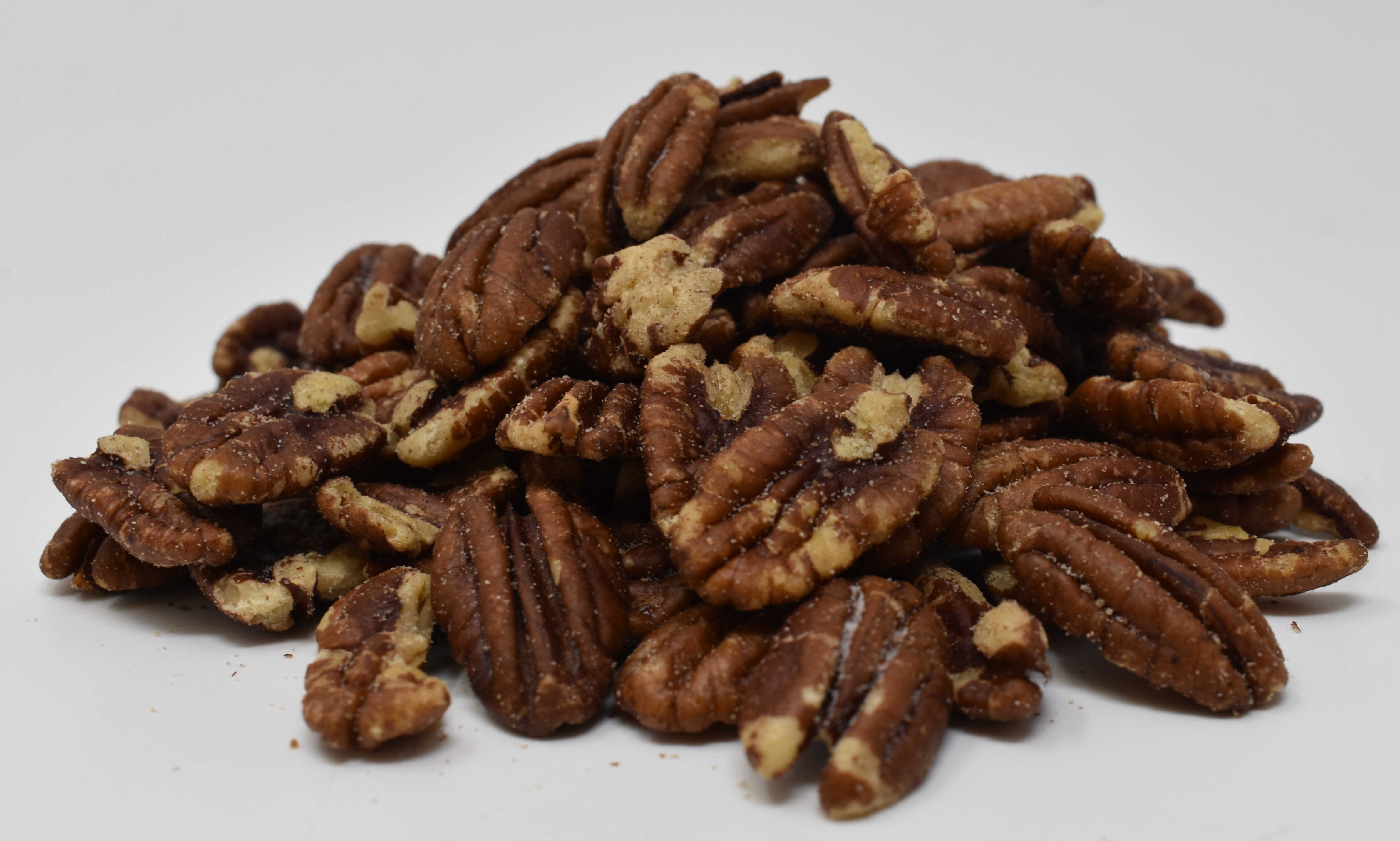 Pecan Halves <BR>(Roasted and Salted) - Side Photo