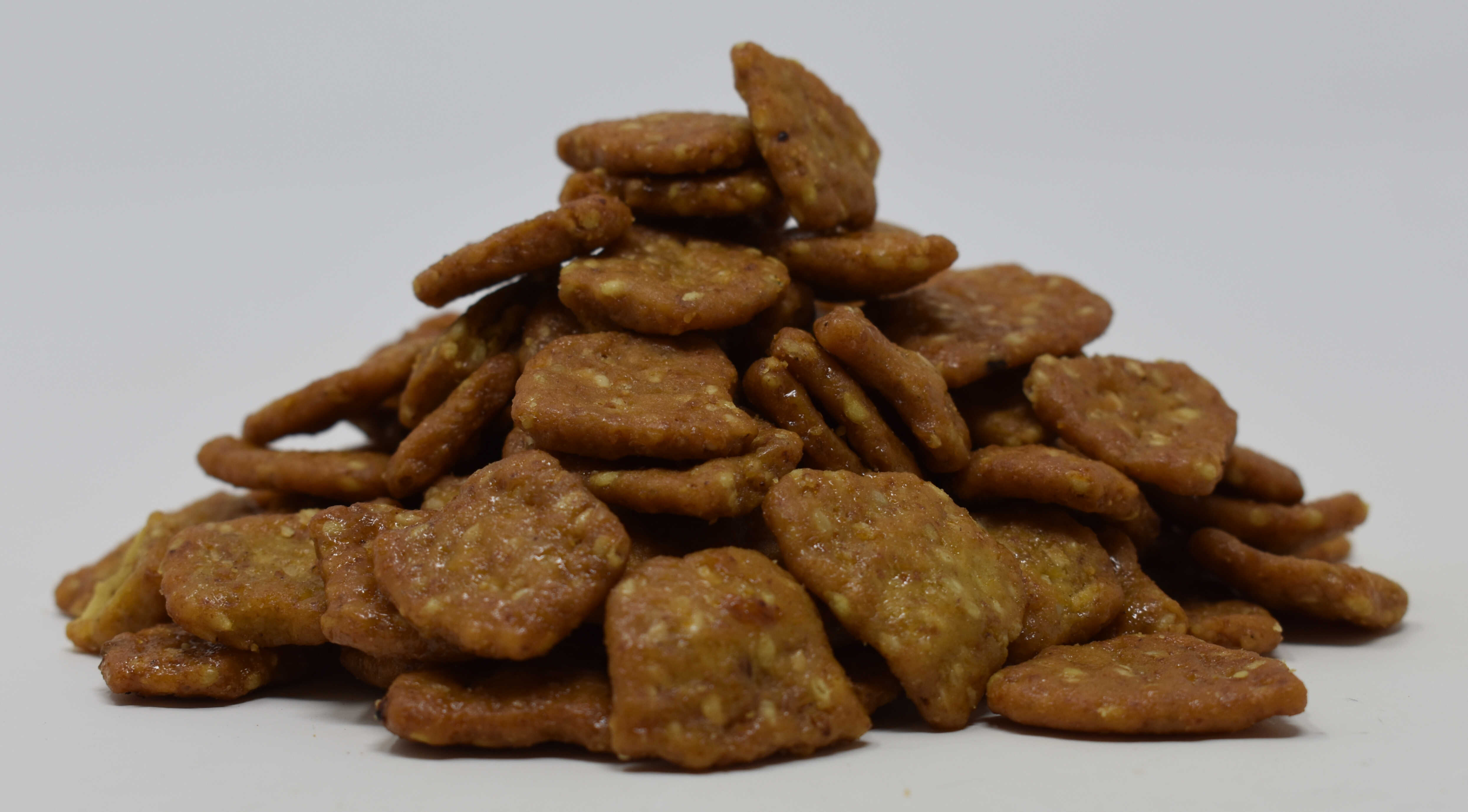 Sesame Chips <BR>(Honey Roasted) - Side Photo