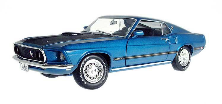 1969 Ford Mustang Mach 1 - 1:18 Scale - ZIN: 210363
