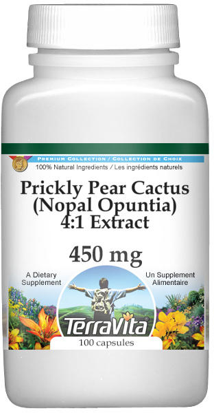 Prickly Pear Cactus (Nopal Opuntia) 4:1 Extract - 450 mg