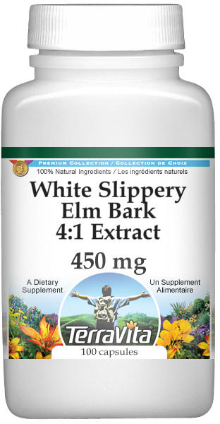 White Slippery Elm Bark 4:1 Extract - 450 mg