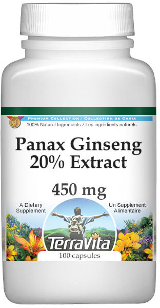 Panax Ginseng 20% Extract - 450 mg