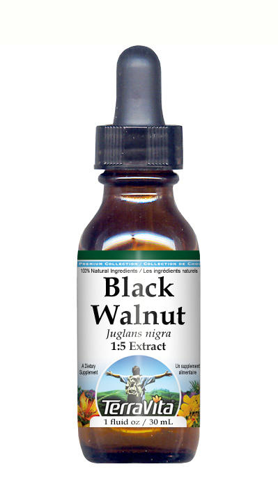 Black Walnut Leaf - Glycerite Liquid Extract (1:5)