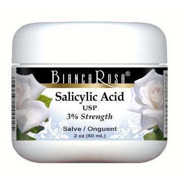 Salicylic Acid USP (Beta Hydroxy Acid BHA) (3%) - Salve Ointment - Maximum Strength - Supplement / Nutrition Facts