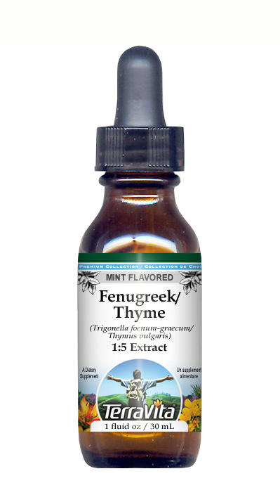 Fenugreek and Thyme - Glycerite Liquid Extract (1:5)