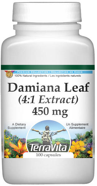 Extra Strength Damiana Leaf 4:1 Extract - 450 mg