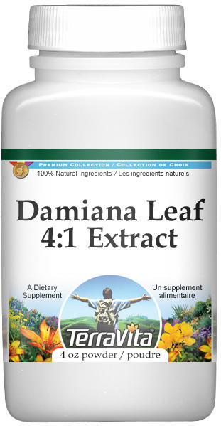 Extra Strength Damiana Leaf 4:1 Extract Powder