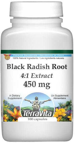 Extra Strength Black Radish Root 4:1 Extract - 450 mg