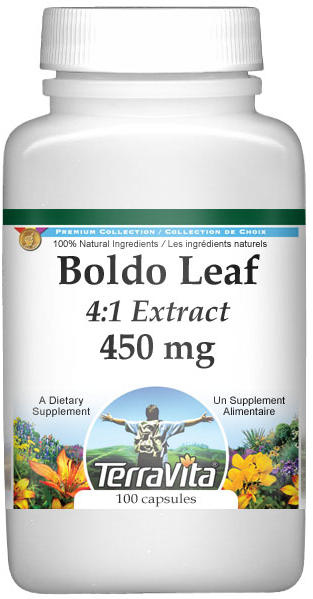 Extra Strength Boldo Leaf 4:1 Extract - 450 mg