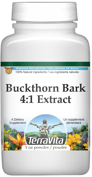 Extra Strength Buckthorn Bark 4:1 Extract Powder