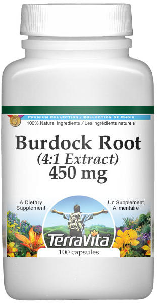 Extra Strength Burdock Root 4:1 Extract - 450 mg