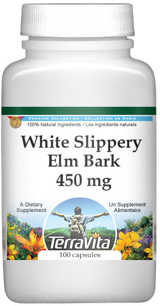 White Slippery Elm Bark - 450 mg
