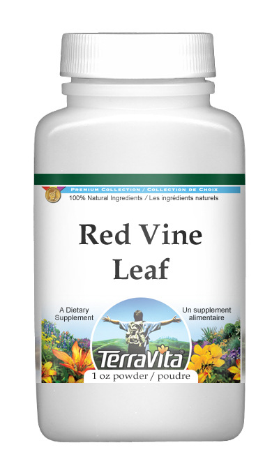 Red Vine Leaf (Vitis vinifera) Powder