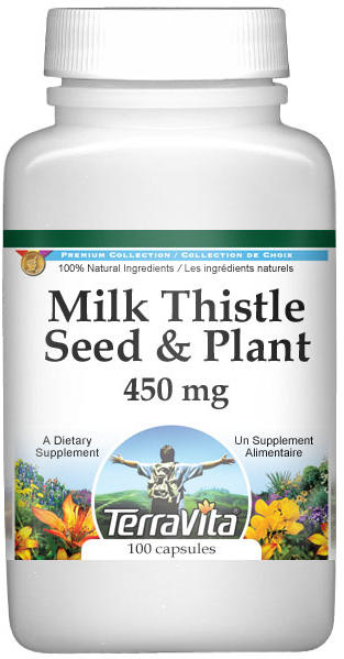 Milk Thistle Seed and Plant - 450 mg