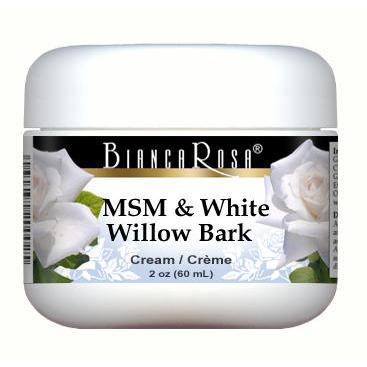 MSM and White Willow Bark Combination Cream - Supplement / Nutrition Facts