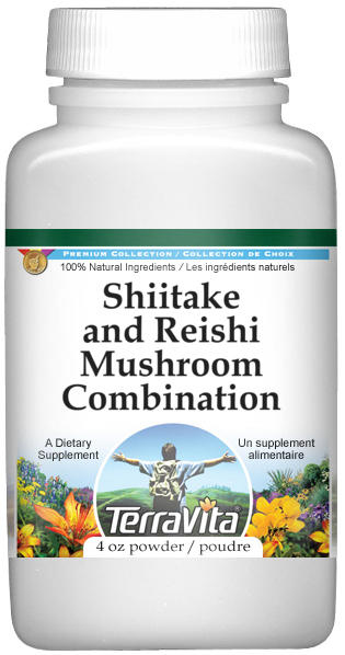Shiitake and Reishi Mushroom Combination Powder