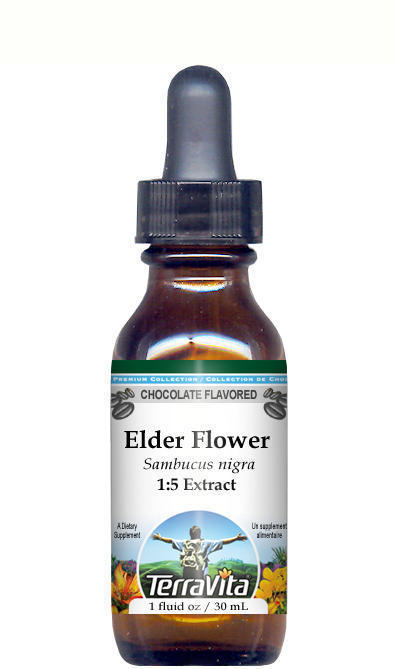 Elder Flower Glycerite Liquid Extract (1:5)