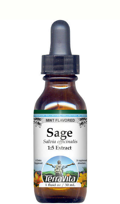 Sage Leaf Glycerite Liquid Extract (1:5)