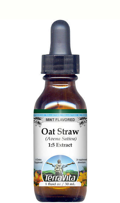 Wild Oat Straw (Avena Sativa) Glycerite Liquid Extract (1:5)