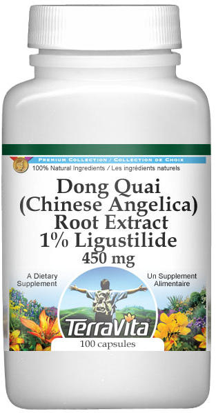 Dong Quai (Chinese Angelica) Root Extract - 1% Ligustilide - 450 mg