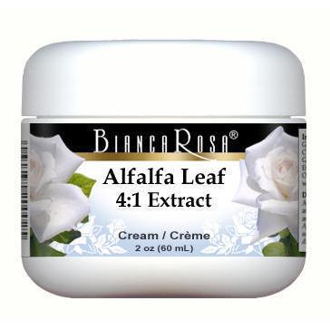 Extra Strength Alfalfa Leaf 4:1 Extract Cream - Supplement / Nutrition Facts