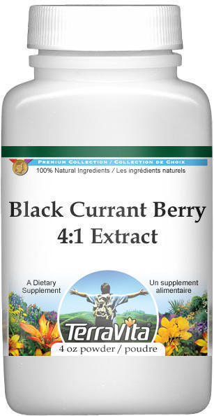 Extra Strength Black Currant Berry 4:1 Extract Powder