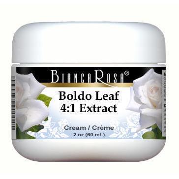 Extra Strength Boldo Leaf 4:1 Extract Cream - Supplement / Nutrition Facts