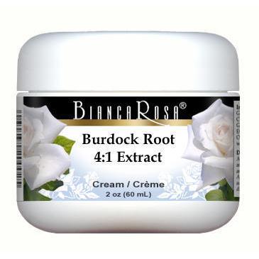 Extra Strength Burdock Root 4:1 Extract Cream - Supplement / Nutrition Facts