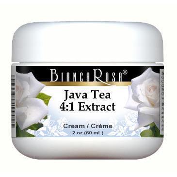 Extra Strength Java Tea 4:1 Extract Cream - Supplement / Nutrition Facts