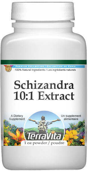 Extra Strength Schizandra (Wu Wuei Zi) 10:1 Extract Powder