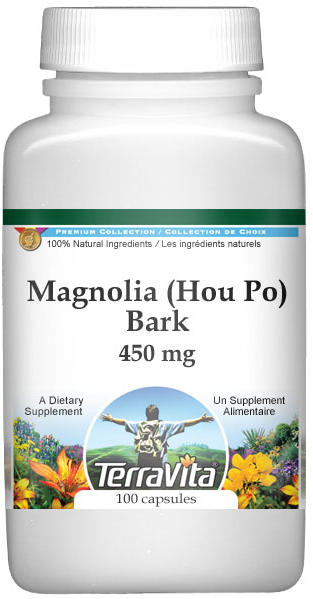 Magnolia (Hou Po) Bark - 450 mg