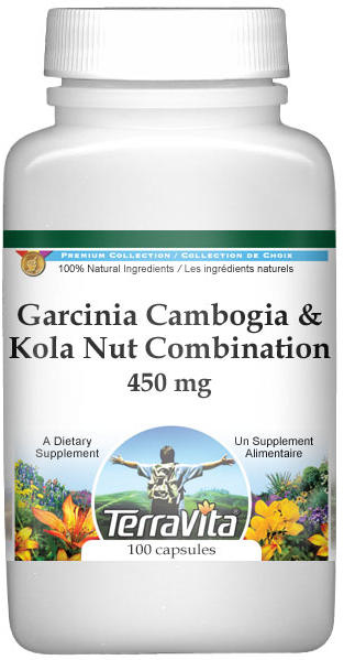 Garcinia Cambogia and Kola Nut Combination - 450 mg