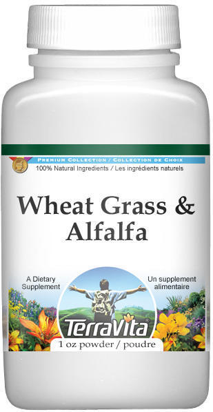 Wheat Grass and Alfalfa Combination Powder