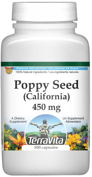 Poppy Seed (California) - 450 mg