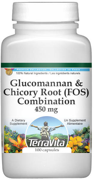 Glucomannan and Chicory Root (FOS) Combination - 450 mg