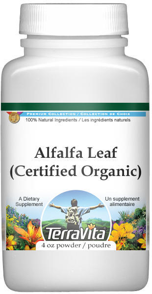 Alfalfa Leaf (Certified Organic) Powder