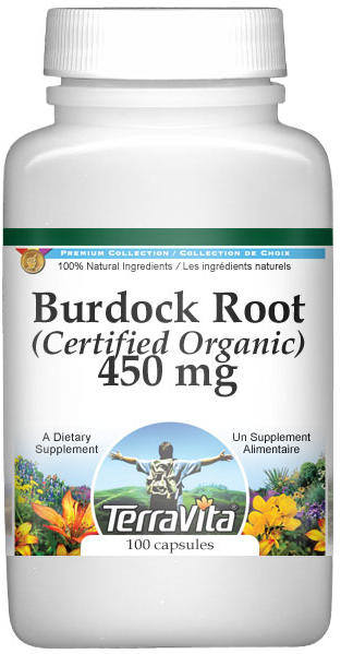 Burdock Root (Certified Organic) - 450 mg