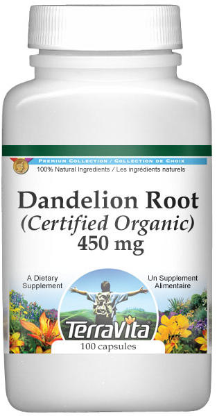 Dandelion Root (Certified Organic) - 450 mg