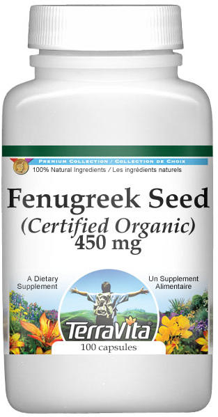 Fenugreek Seed (Certified Organic) - 450 mg