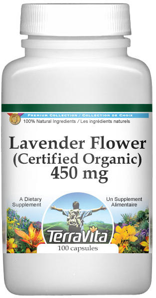 Lavender Flower (Certified Organic) - 450 mg