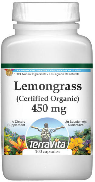 Lemongrass (Certified Organic) - 450 mg