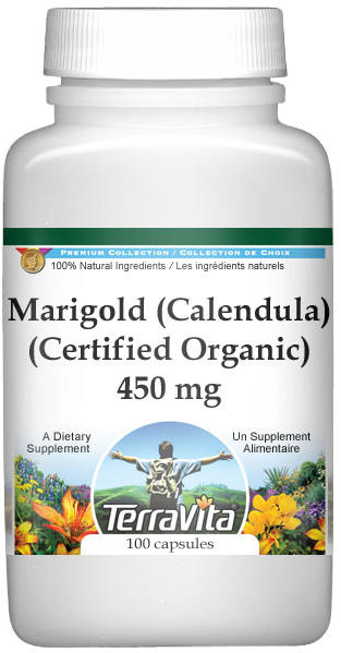 Marigold (Calendula) (Certified Organic) - 450 mg