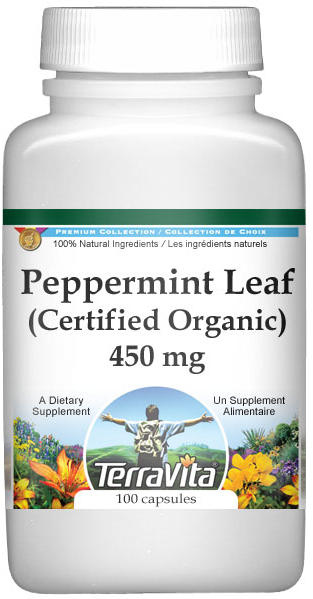 Peppermint Leaf (Certified Organic) - 450 mg