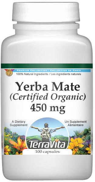 Yerba Mate (Certified Organic) - 450 mg