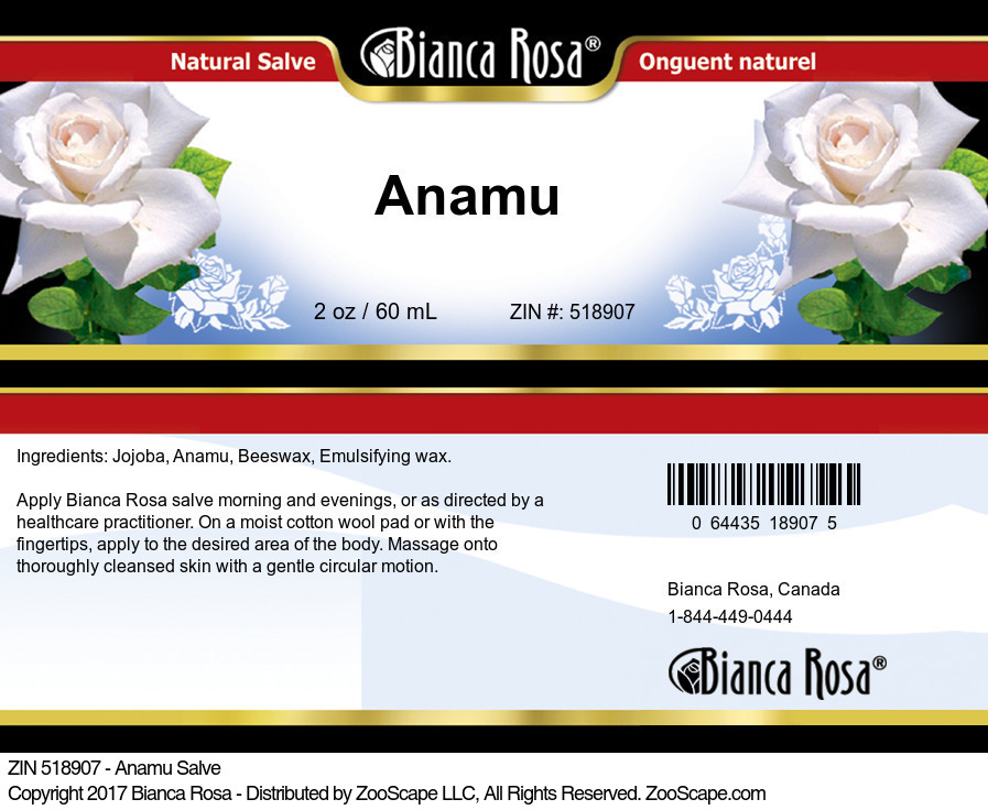 Anamu Salve - Label