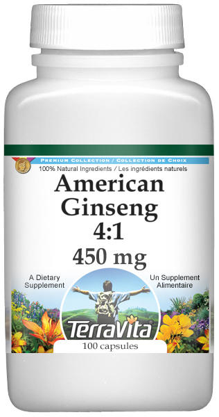 American Ginseng 4:1 - 450 mg