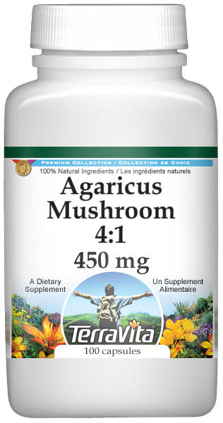 Agaricus Mushroom 4:1 - 450 mg