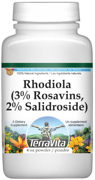 Rhodiola (3% Rosavins, 2% Salidroside) Powder