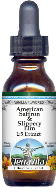 American Saffron & Slippery Elm Glycerite Liquid Extract (1:5)